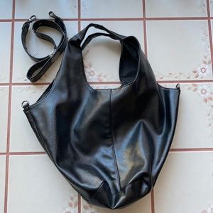 Mudd Faux Leather Shoulder Bag